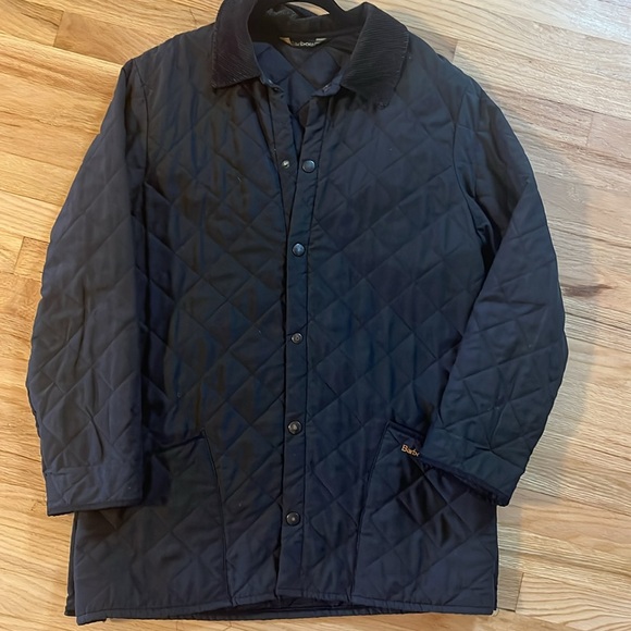 Barbour Other - Barbour Black Eskdale Quilted Chore Barn Jacket Sz L